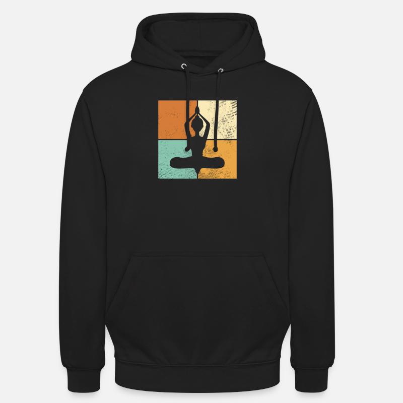 Méditation - Sweat-shirt à capuche unisexe - noir