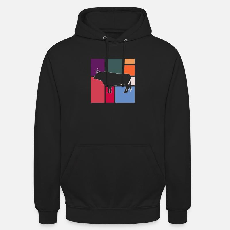 Stier - Unisex Hoodie - Schwarz