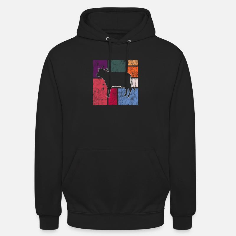 Ku - Unisex-hettegenser - svart