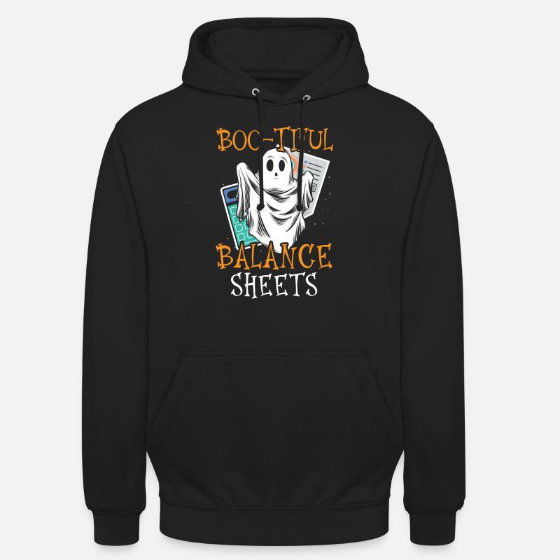 Boo-tiful Bilans Comptable Halloween - Sweat-shirt à capuche unisexe - noir