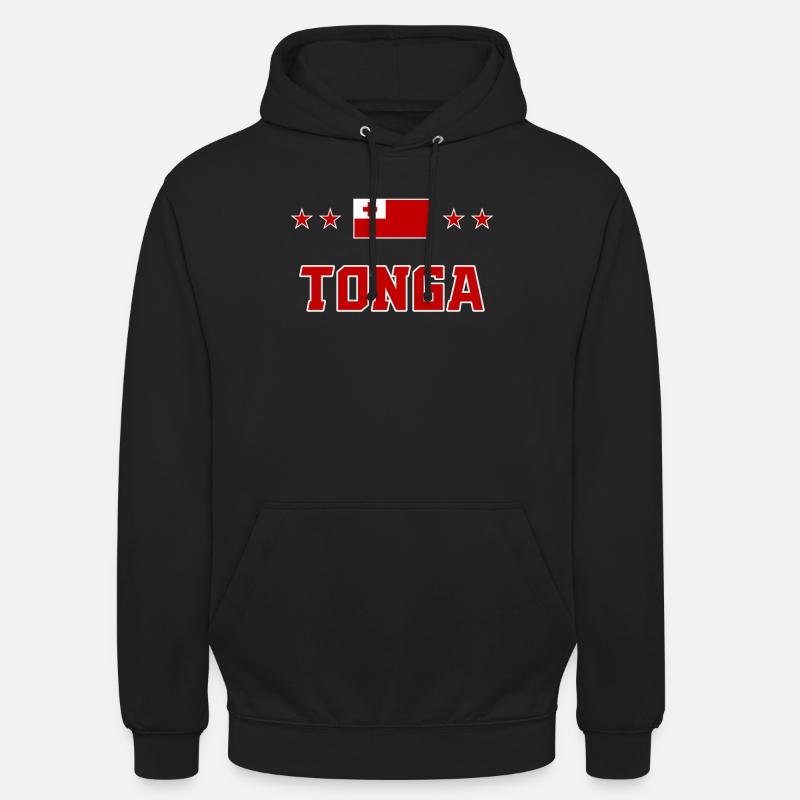 Tonga - Sweat-shirt à capuche unisexe - noir