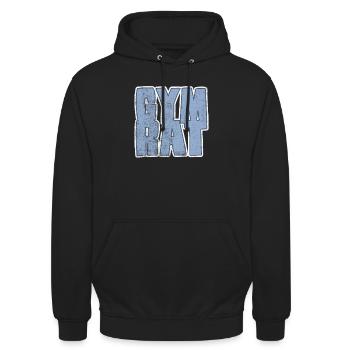 Conseil du gymnase - Sweat-shirt à capuche unisexe - noir - Devant - Alina (178cm) & Michal (187cm)
