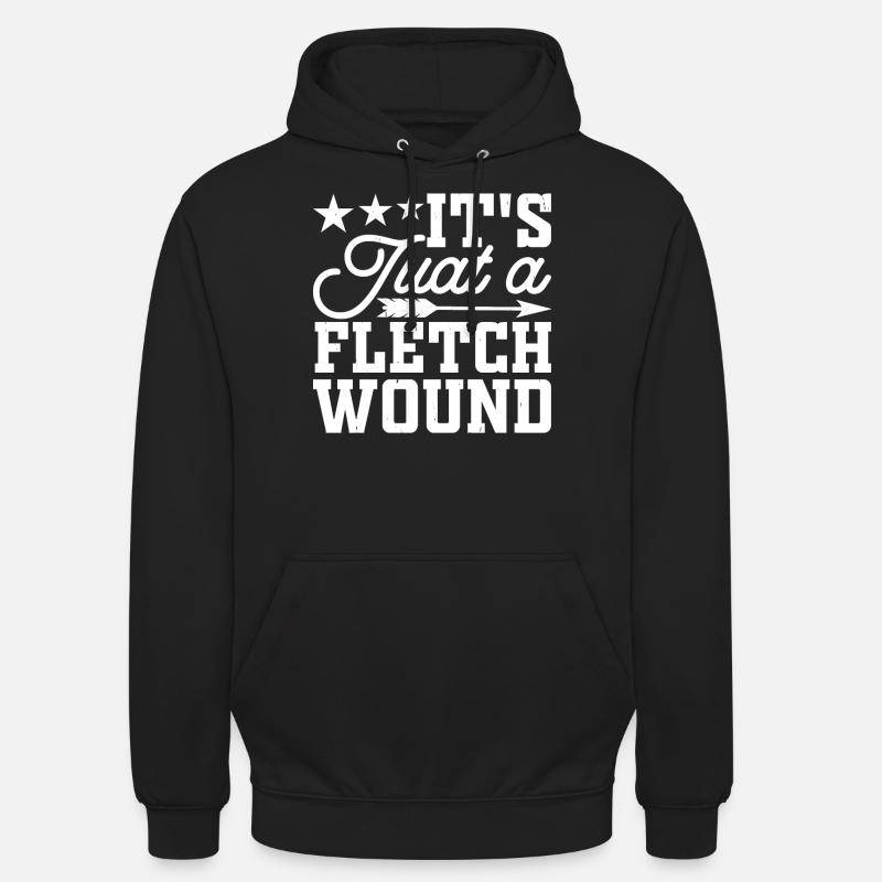 Archer Tir à l’arc - Sweat-shirt à capuche unisexe - noir