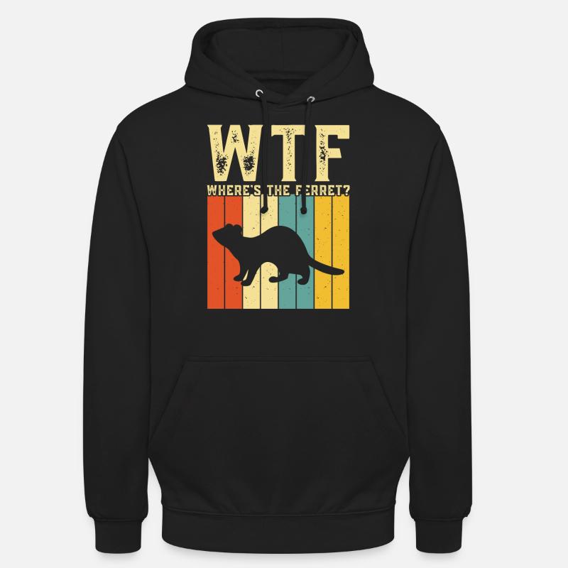 Frettchen - Unisex Hoodie - Schwarz