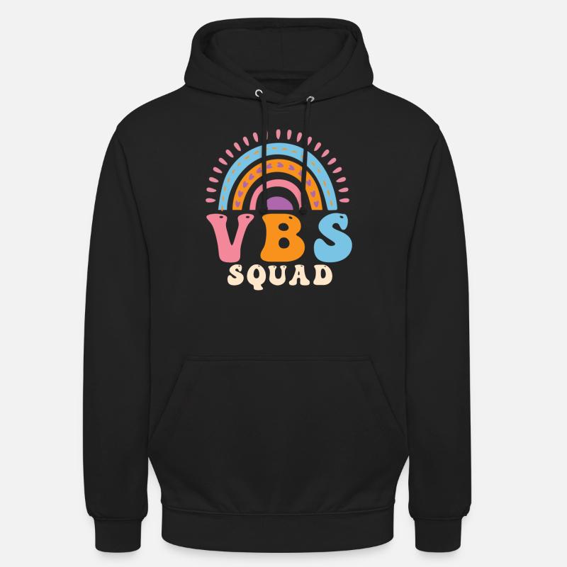 VBS Squad Bible Shool - Sweat-shirt à capuche unisexe - noir