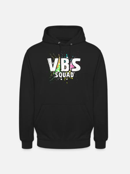 VBS Squad Bible Shool - Sweat-shirt à capuche unisexe - noir