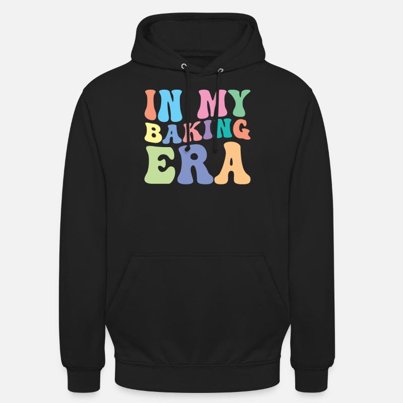 Cuisiner Retro Groovy dans mon - Sweat-shirt à capuche unisexe - noir