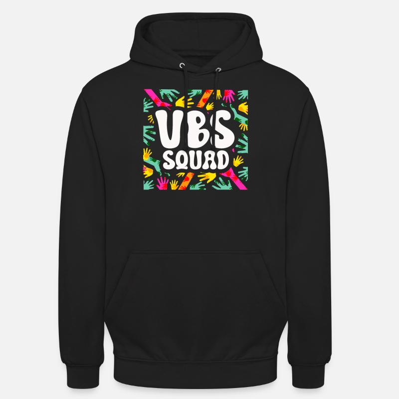 VBS Squad Bible Shool - Sweat-shirt à capuche unisexe - noir