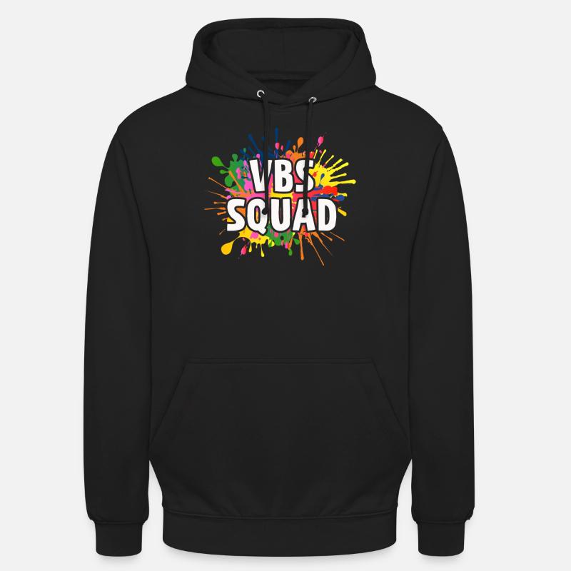 VBS Squad Bible Shool - Sweat-shirt à capuche unisexe - noir