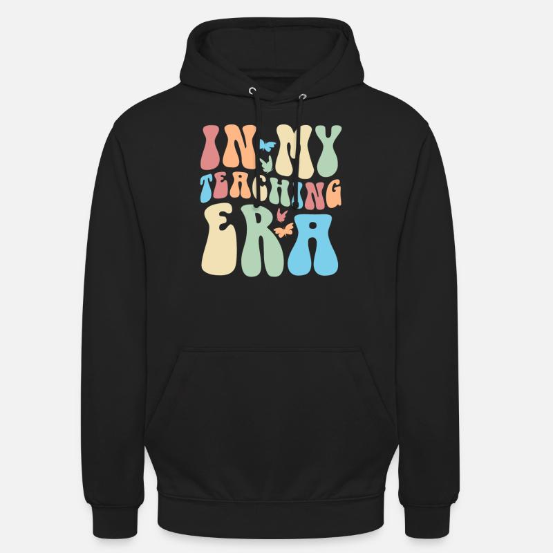 À l’époque de l’enseignement - Sweat-shirt à capuche unisexe - noir