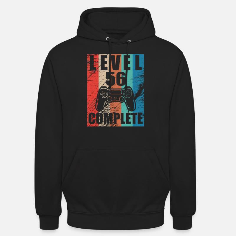 Niveau 56 complete - Sweat-shirt à capuche unisexe - noir