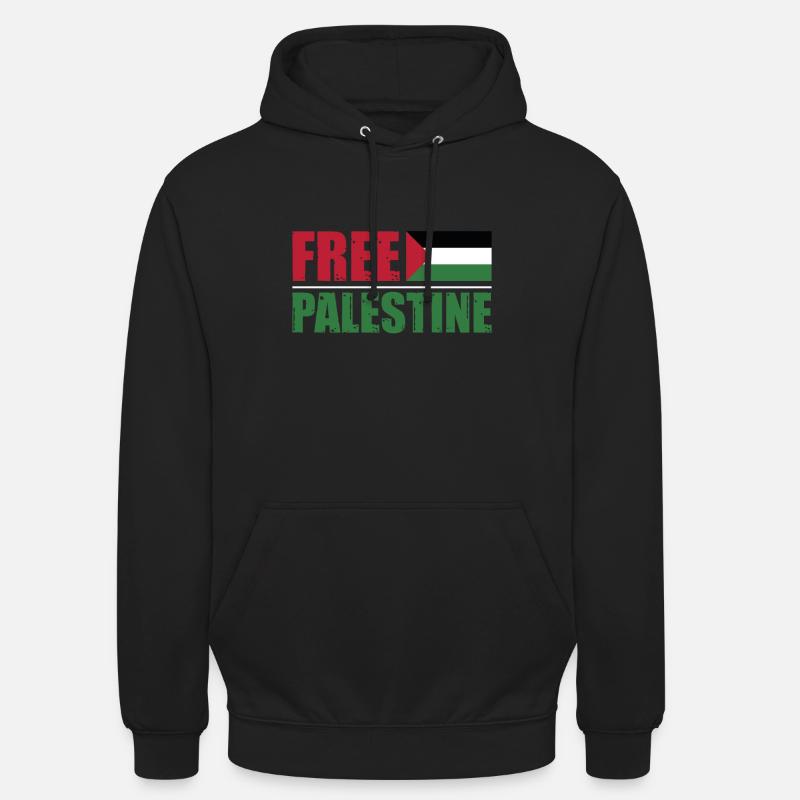 Palestine libre - Sweat-shirt à capuche unisexe - noir