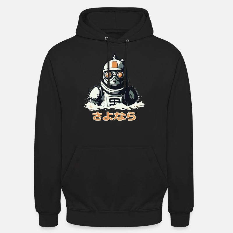 さよなら Leb wohl, ein sinkender Roboter - Unisex Hoodie - Schwarz