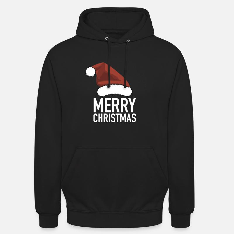 Feliz Navidad - Sudadera con capucha unisex - negro