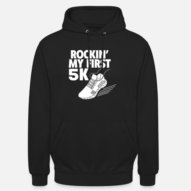 Rockin' Mon Premier 5K 4 - Sweat-shirt à capuche unisexe - noir