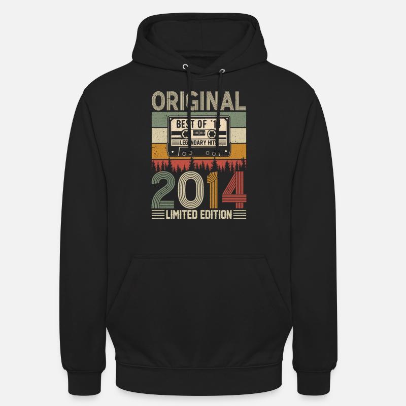 Millésime Original 2014 - Sweat-shirt à capuche unisexe - noir