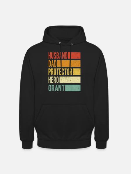 Grant Name Dad Gift - Unisex Hoodie - black