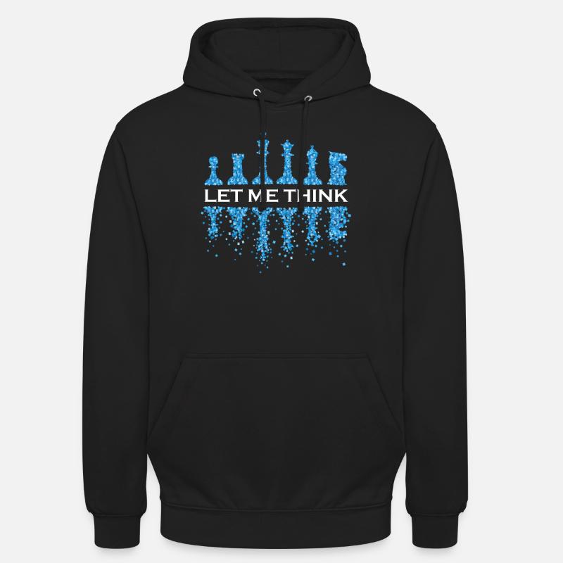 Échecs, Tournoi d’échecs, Maître d’échecs, Pièces d’échecs - Sweat-shirt à capuche unisexe - noir