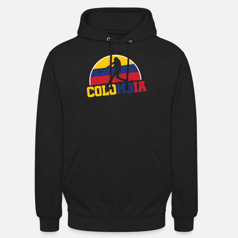 Championnat de Colombie de baseball - Sweat-shirt à capuche unisexe - noir