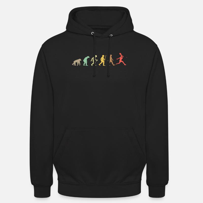 Vintage Squash Retro Squash Schläger Evolution Unisex Hoodie