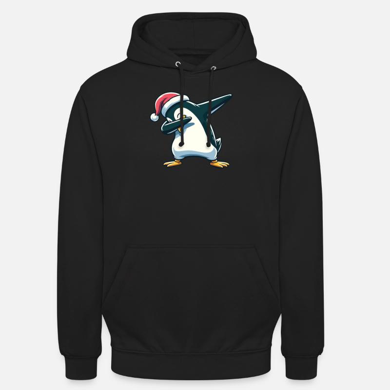 Dabbing Noël Pingouin Dab Noël - Sweat-shirt à capuche unisexe - noir