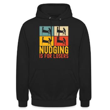 Pinball Flipper - Unisex Hoodie - black - Front - Alina (178cm) & Michal (187cm)