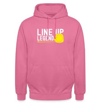 Carrelage Couche de sol - Sweat-shirt à capuche unisexe - rose - Devant - Alina (178cm) & Michal (187cm)