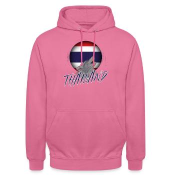 Thaïlande - Sweat-shirt à capuche unisexe - rose - Devant - Alina (178cm) & Michal (187cm)