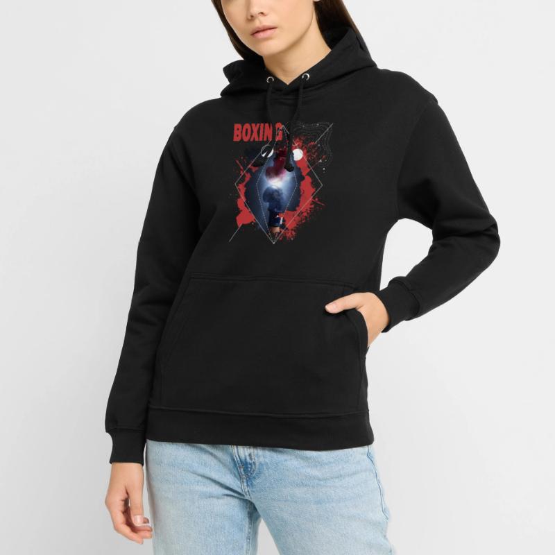 Boxe Boxe Boxe Gants de Boxe Boxe Match Ring de Boxe Sweat-shirt à capuche unisexe