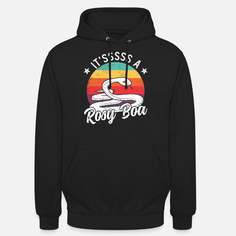 C’est un boa rose - Sweat-shirt à capuche unisexe - noir