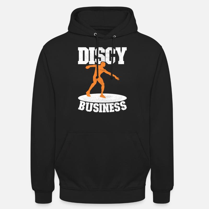 Diskuswerfer Diskuswurf - Unisex Hoodie - Schwarz