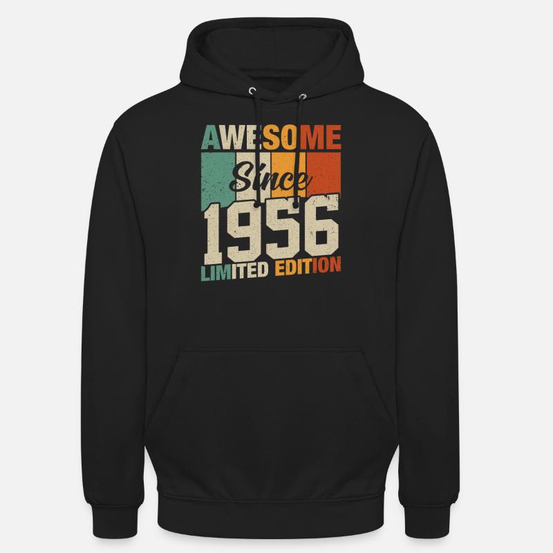 Millésime d’or '68 - Sweat-shirt à capuche unisexe - noir