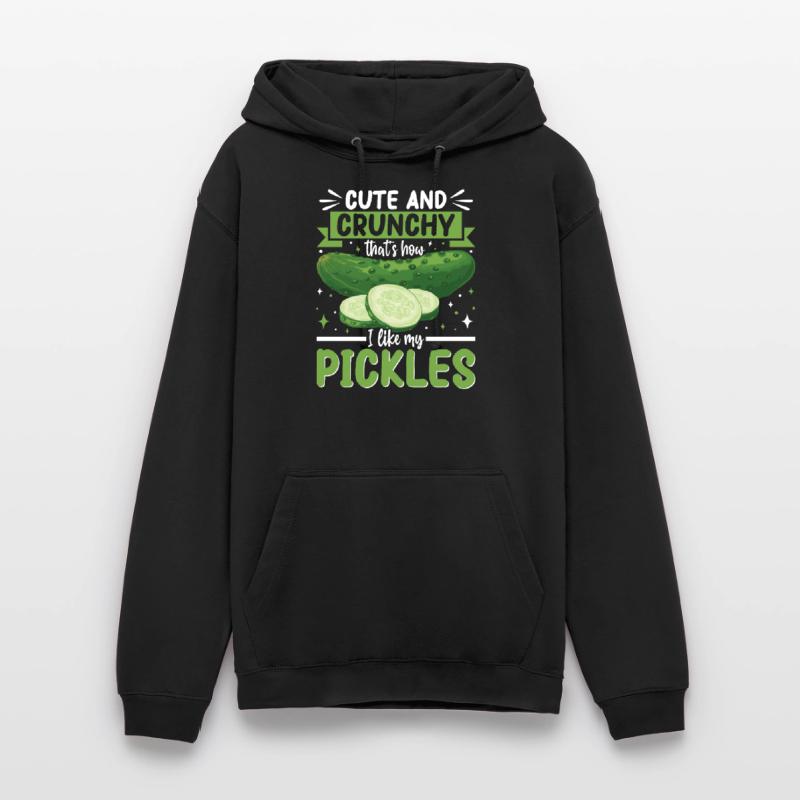 Cadeau de concombre mignon et croquant Sweat-shirt à capuche unisexe