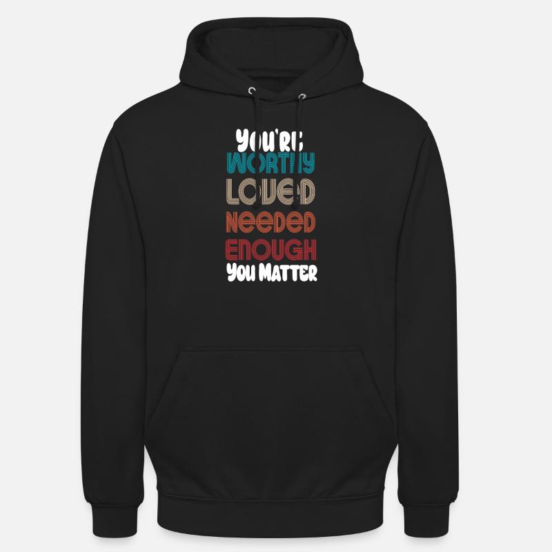Depression und bipolares Bewusstsein: - Unisex Hoodie - Schwarz