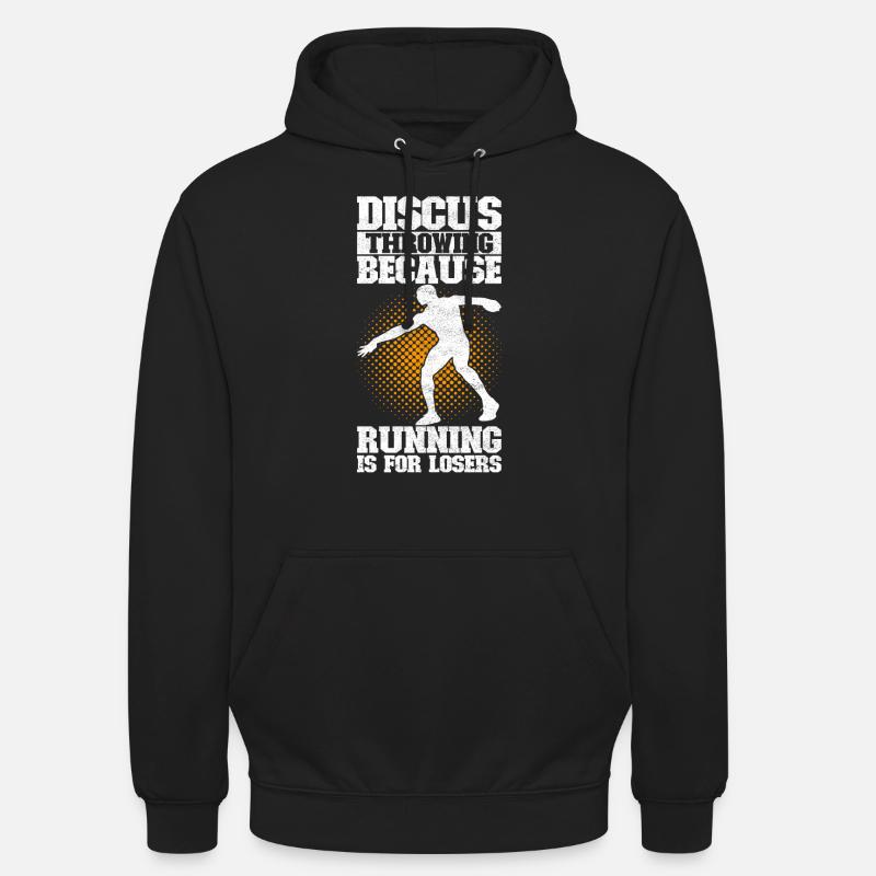 Discus thrower discus throw - Unisex Hoodie - black
