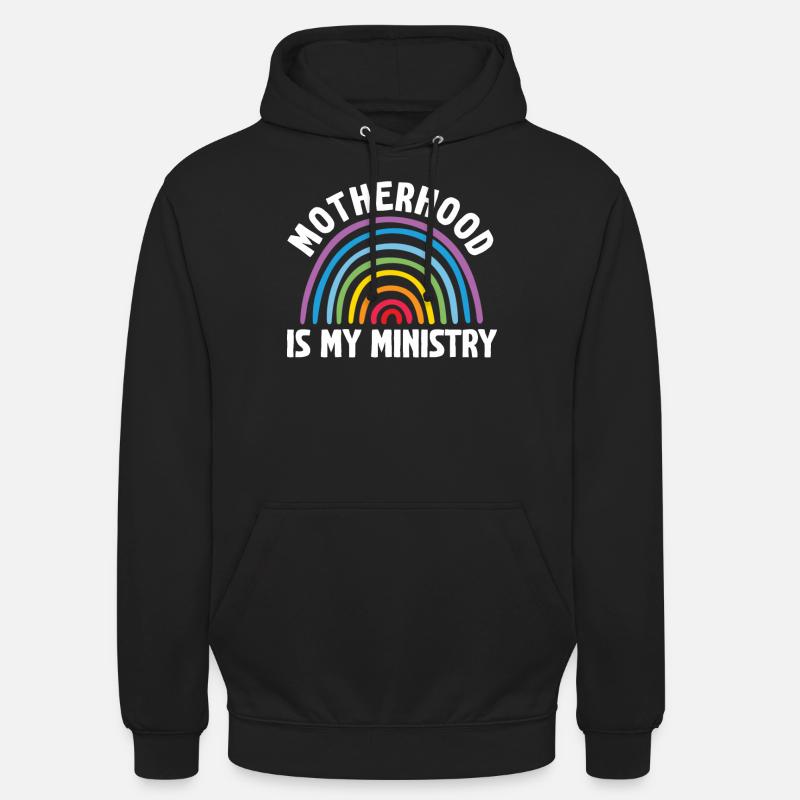 La maternité est mon ministère - Sweat-shirt à capuche unisexe - noir