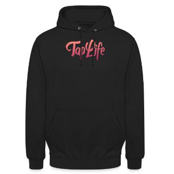 Ahornzapfer Sirup Männer Frauen Herbst - Unisex Hoodie - Schwarz - Vorne - Alina (178cm) & Michal (187cm)