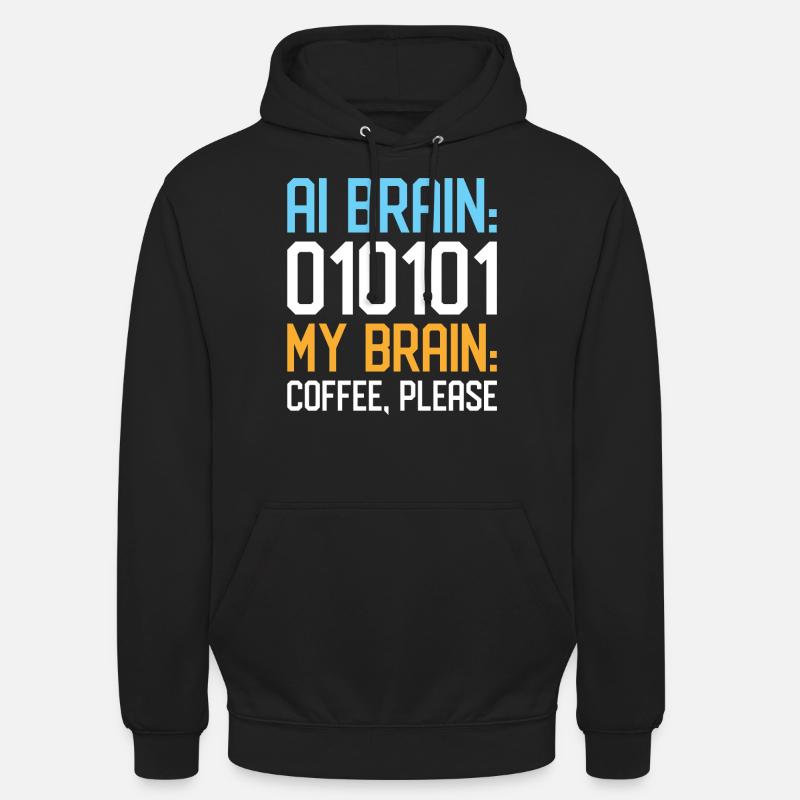 Artificial Intelligence Ai Lovers - Unisex Hoodie - black