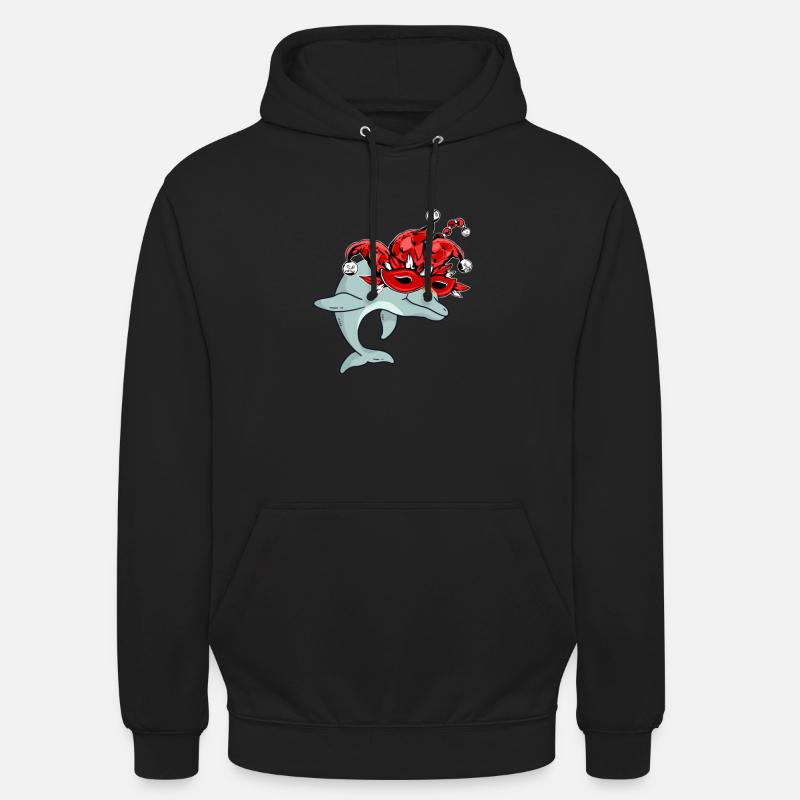 Karneval Wal - Unisex Hoodie - Schwarz