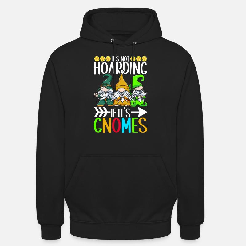 Gartenzwerge Gartenarbeit - Unisex Hoodie - Schwarz