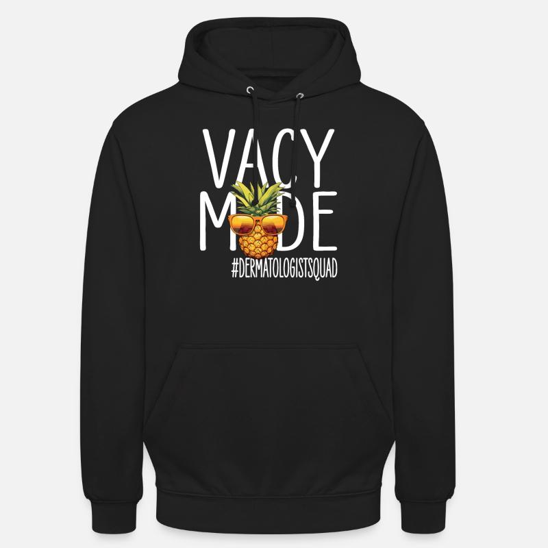 Dermatologue Vacances Vacy Mode - Sweat-shirt à capuche unisexe - noir