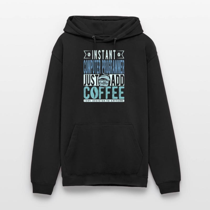 Programmateur informatique instantané il suffit d’ajouter du café Sweat-shirt à capuche unisexe