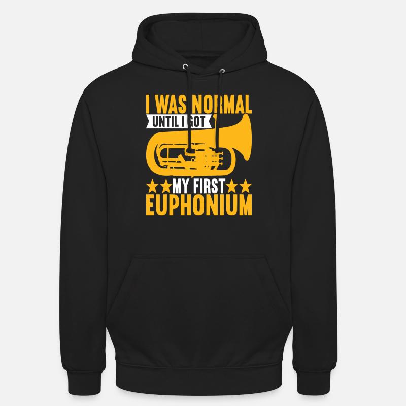 Euphonium Joueur d’euphonium - Sweat-shirt à capuche unisexe - noir