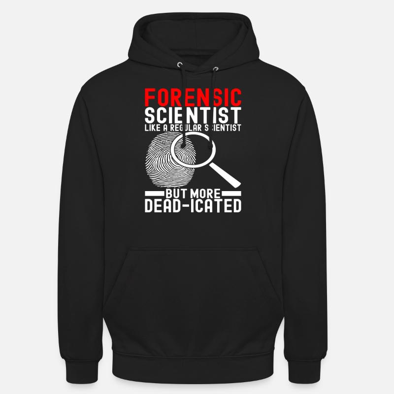 Forensics Forensic Scientist - Unisex Hoodie - black