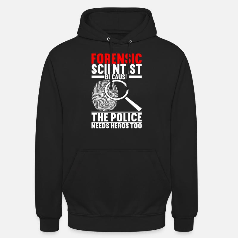 Forensics Forensic Scientist - Unisex Hoodie - black