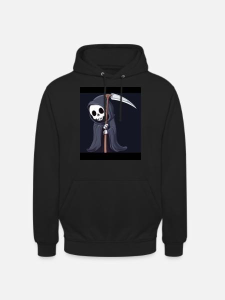 La Faucheuse - Sweat-shirt à capuche unisexe - noir