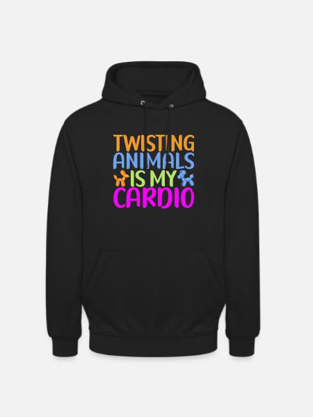 Balloon Animal Balloon Twisting - Unisex Hoodie - black
