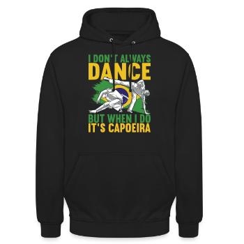 Capoeira Capoeirista - Unisex Hoodie - black - Front - Alina (178cm) & Michal (187cm)