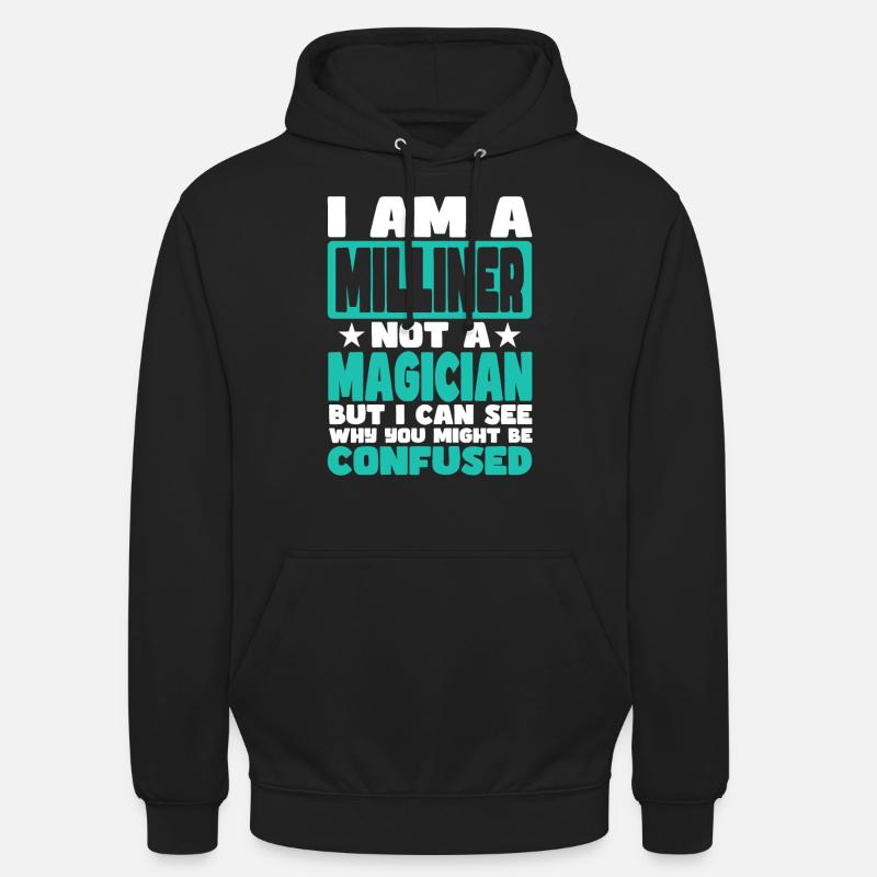 Modiste - Sweat-shirt à capuche unisexe - noir