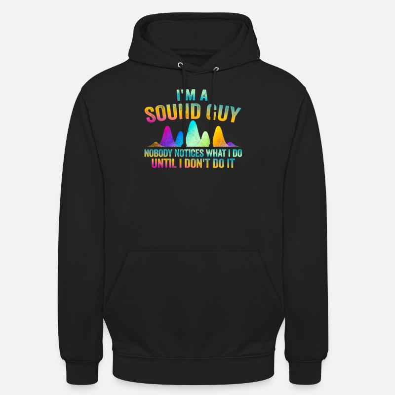 Le gars du son n’est pas un magicien - Sweat-shirt à capuche unisexe - noir